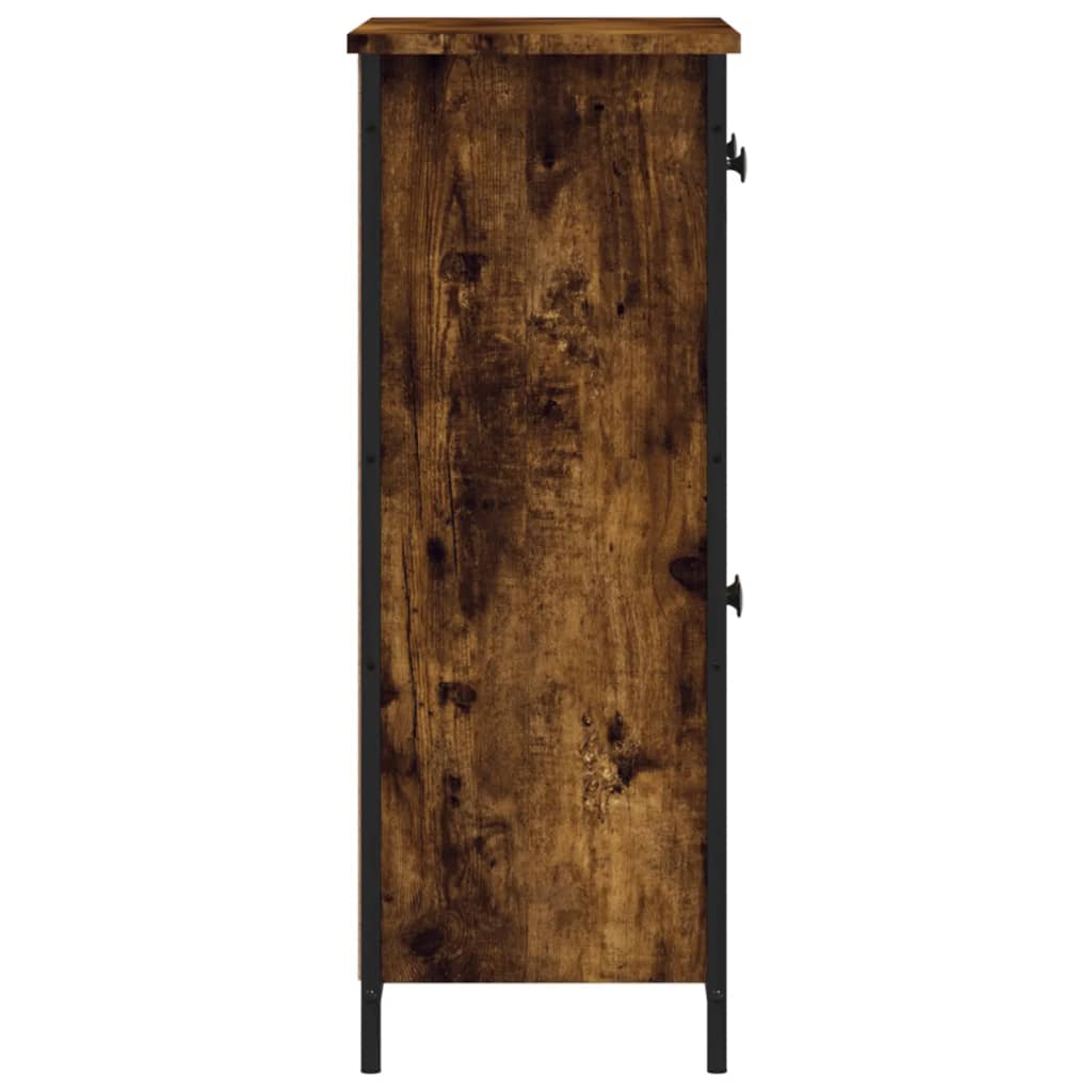 Komoda boja dimljenog hrasta 70 x 30 x 80 cm konstruirano drvo