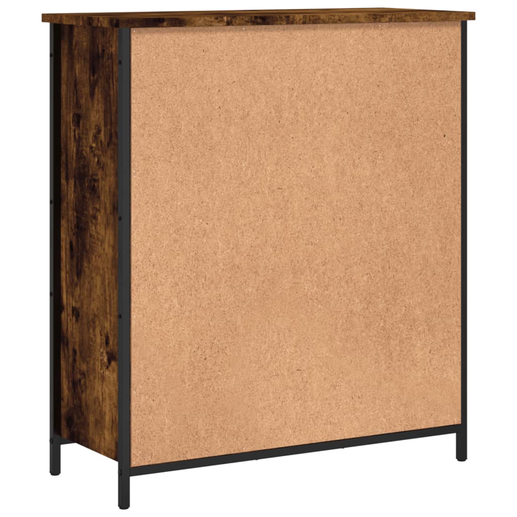 Komoda boja dimljenog hrasta 70 x 30 x 80 cm konstruirano drvo
