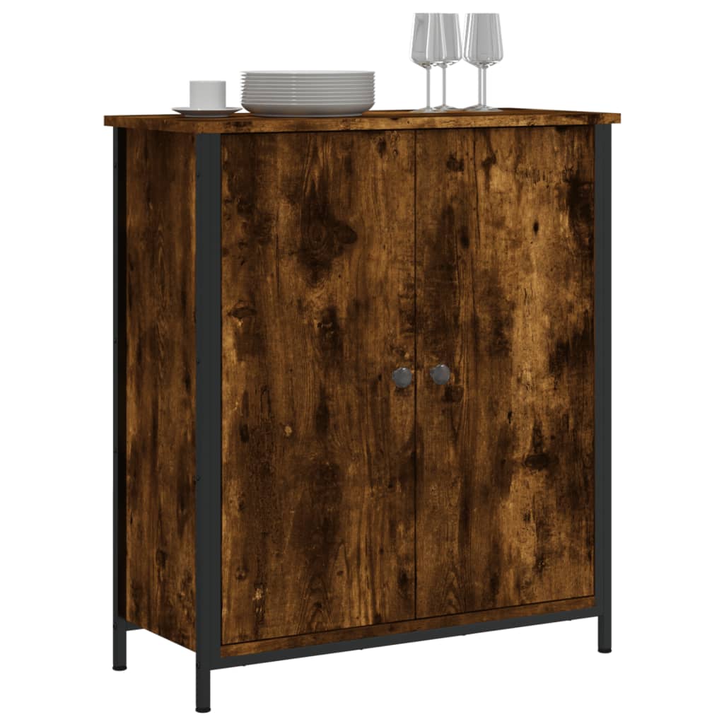 Komoda boja dimljenog hrasta 70 x 30 x 80 cm konstruirano drvo