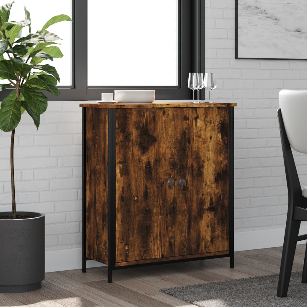 Komoda boja dimljenog hrasta 70 x 30 x 80 cm konstruirano drvo