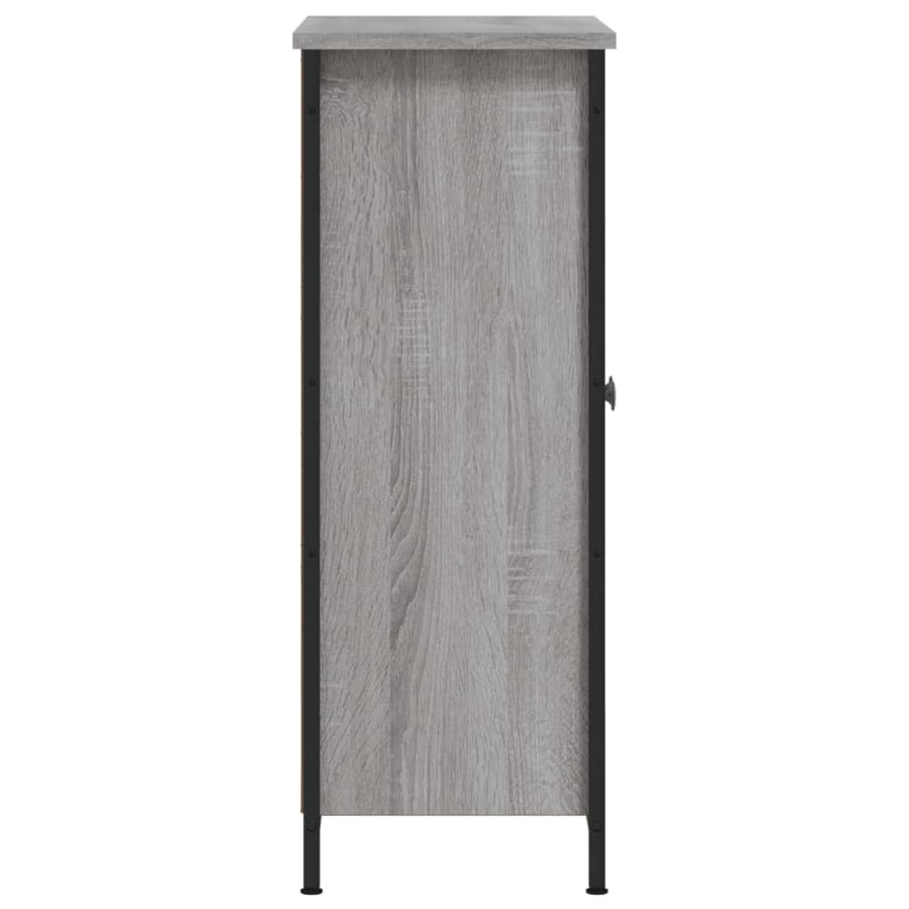 Komoda boja hrasta sonome 70 x 30 x 80 cm od konstruiranog drva Siva