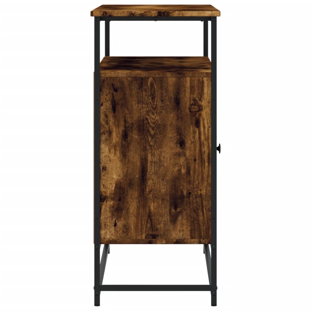 Komoda boja dimljenog hrasta 100x35x80 cm konstruirano drvo