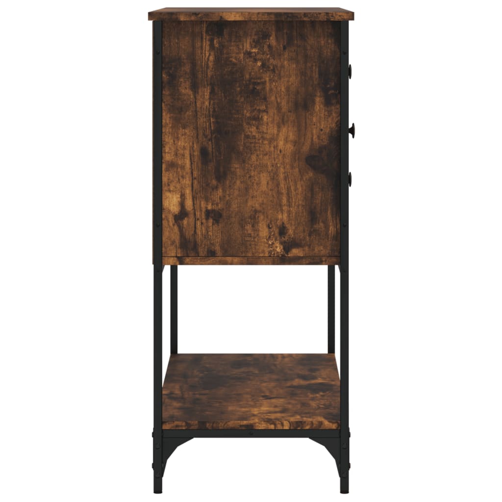 Komoda boja dimljenog hrasta 100x36x85 cm konstruirano drvo