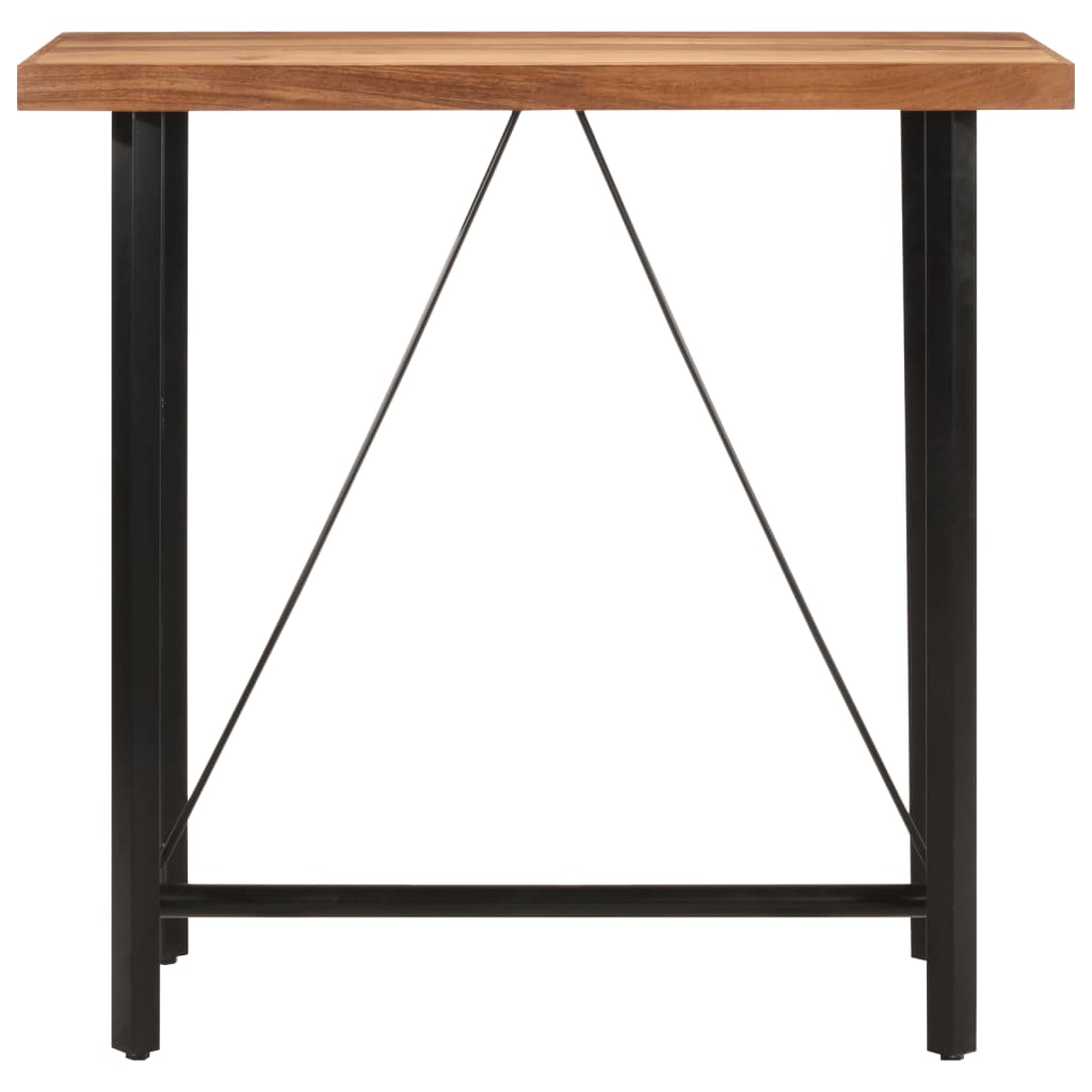 Barski stol 110 x 55 x 107 cm masivno drvo bagrema i željezo