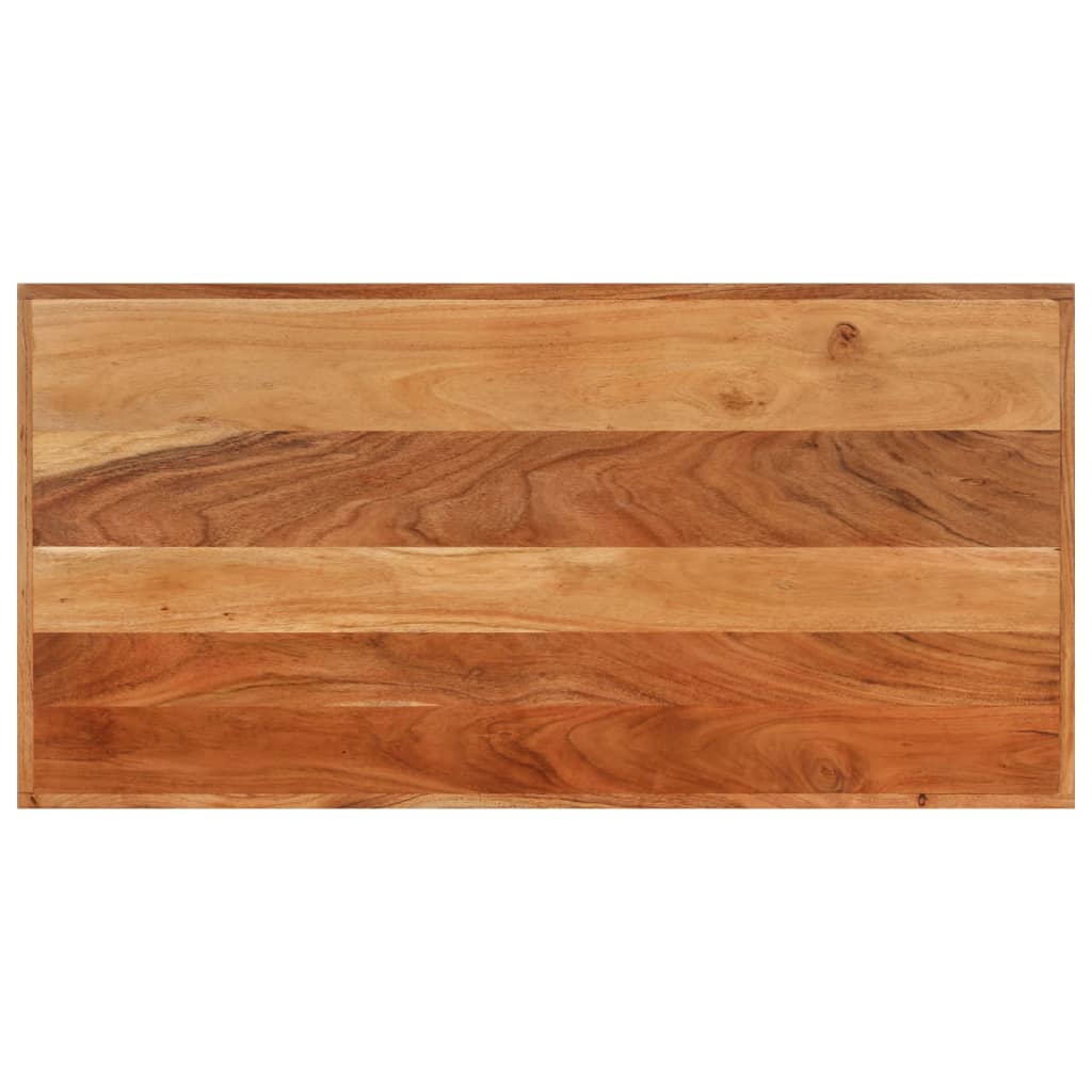 Barski stol 110 x 55 x 107 cm masivno drvo bagrema i željezo