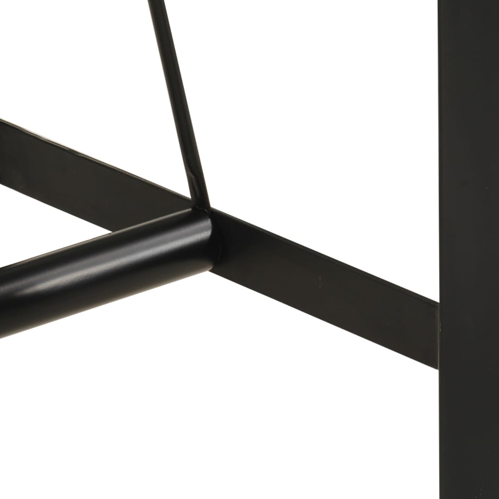 Barski stol 110 x 55 x 107 cm masivno drvo bagrema i željezo