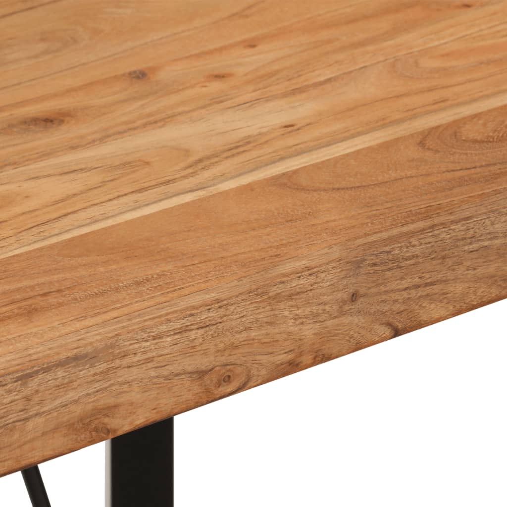 Barski stol 110 x 55 x 107 cm masivno drvo bagrema i željezo