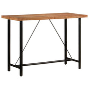 Barski stol 150 x 70 x 107 cm masivno drvo bagrema i željezo