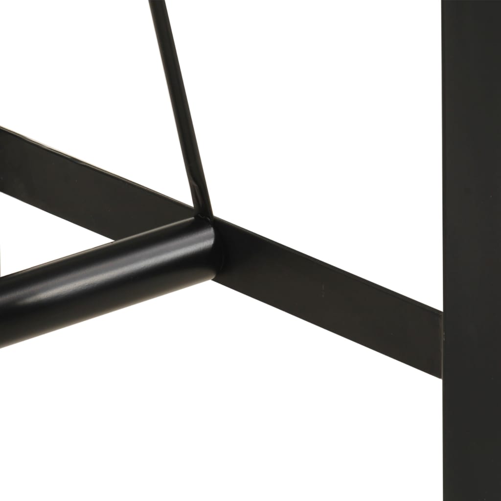 Barski stol 150 x 70 x 107 cm masivno drvo bagrema i željezo