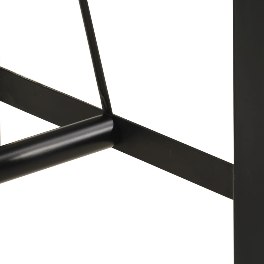 Barski stol 55 x 55 x 107 cm masivno obnovljeno drvo i željezo
