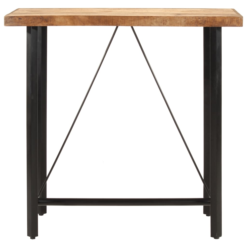 Barski stol 110 x 55 x 107 cm masivno drvo manga i željezo