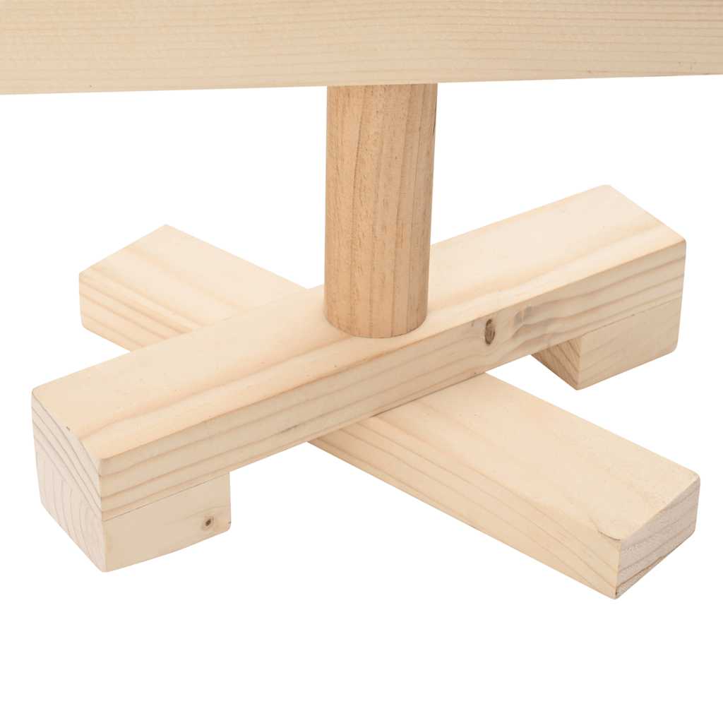 | Drveno božićno drvce | s stalakom prirodno 90 cm Masivna borovina