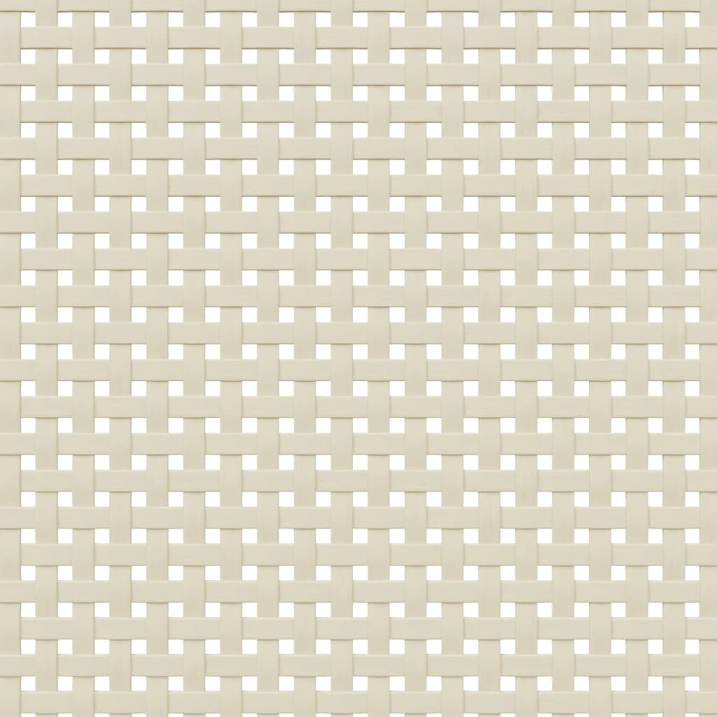 Komoda SENJA bijela izgled ratana 80x35x80 cm masivna borovina