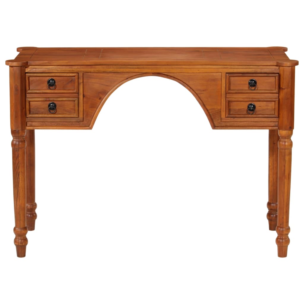 Radni stol s ladicama 110 x 50 x 76 cm masivno bagremovo drvo