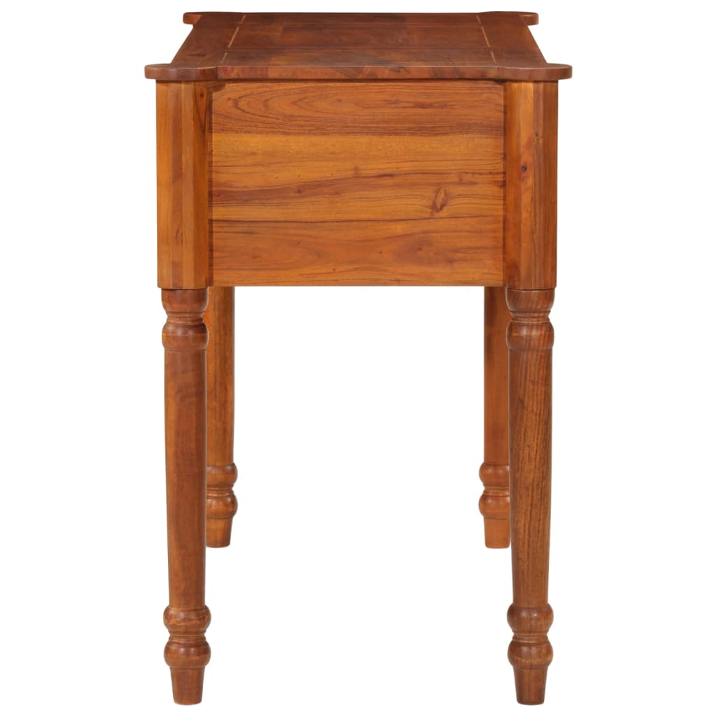 Radni stol s ladicama 110 x 50 x 76 cm masivno bagremovo drvo