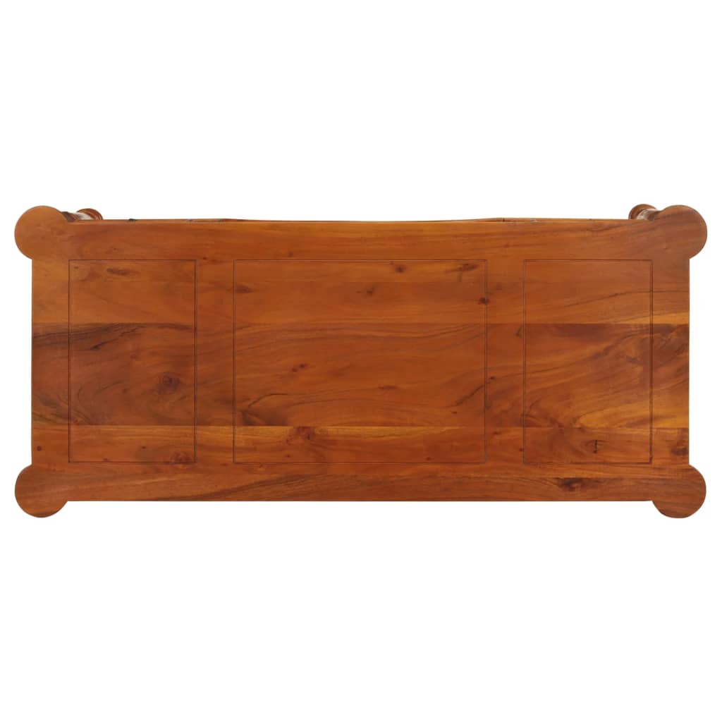 Radni stol s ladicama 110 x 50 x 76 cm masivno bagremovo drvo