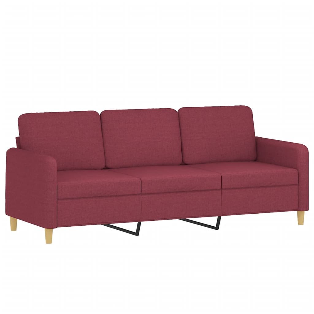Trosjed od tkanine crvena boja vina 180 cm