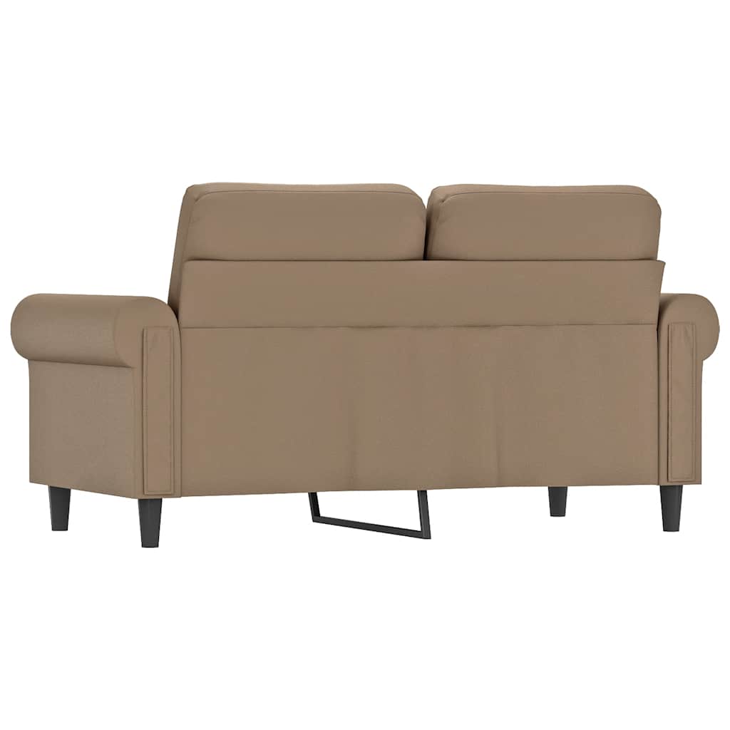 Dvosjed od tkanine boja cappuccina 120 cm od umjetne kože