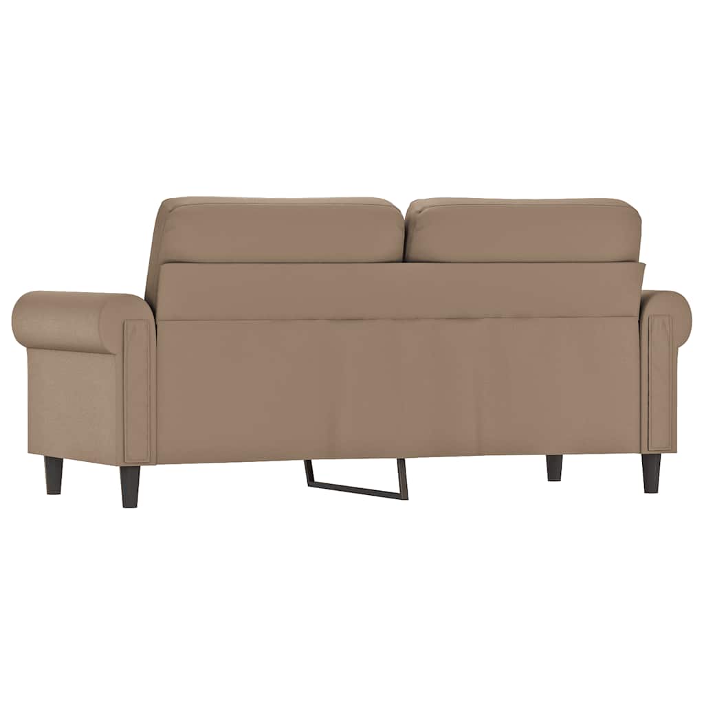 Dvosjed od tkanine cappuccina 140 cm od umjetne kože