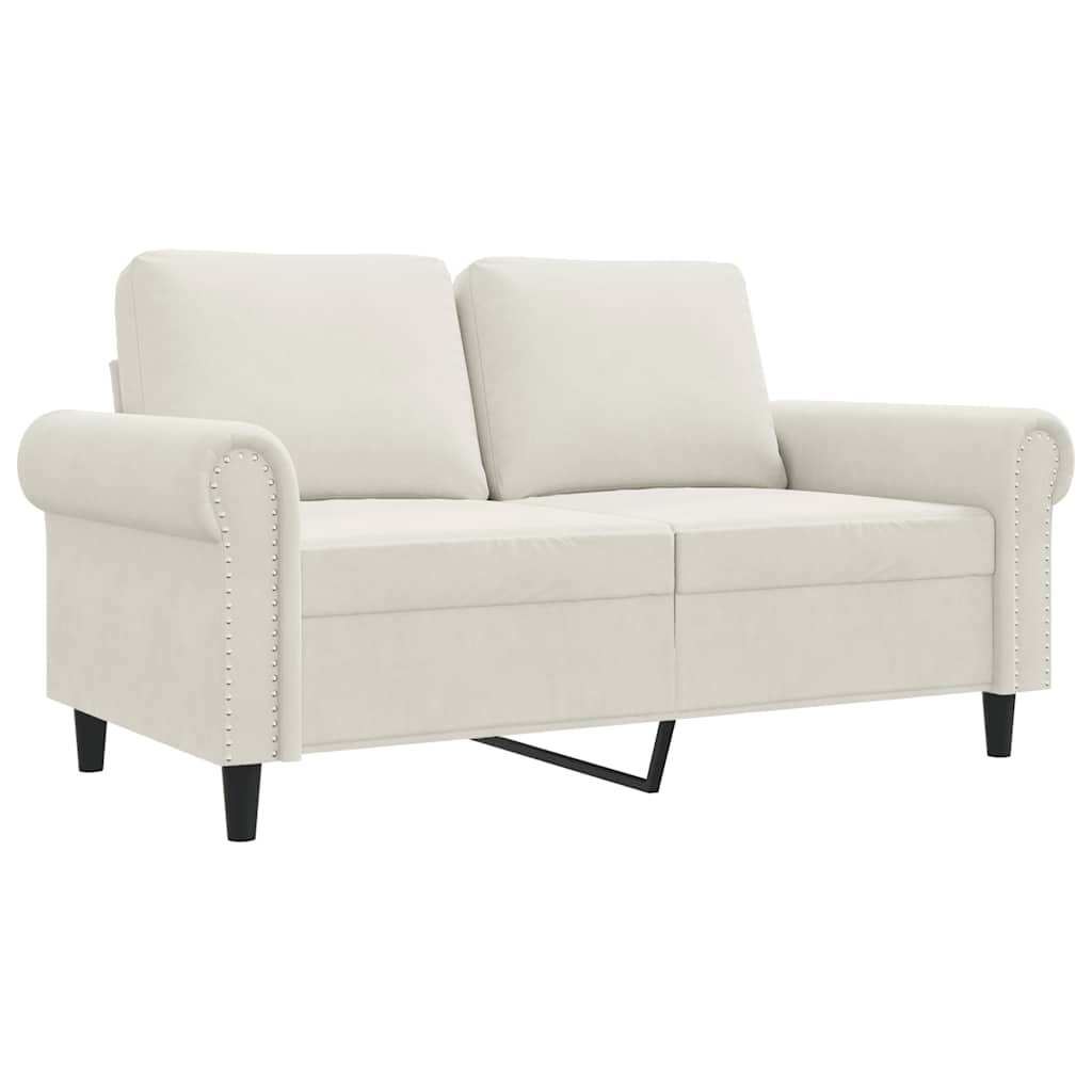 Dvosjed krem 120 cm baršunasti