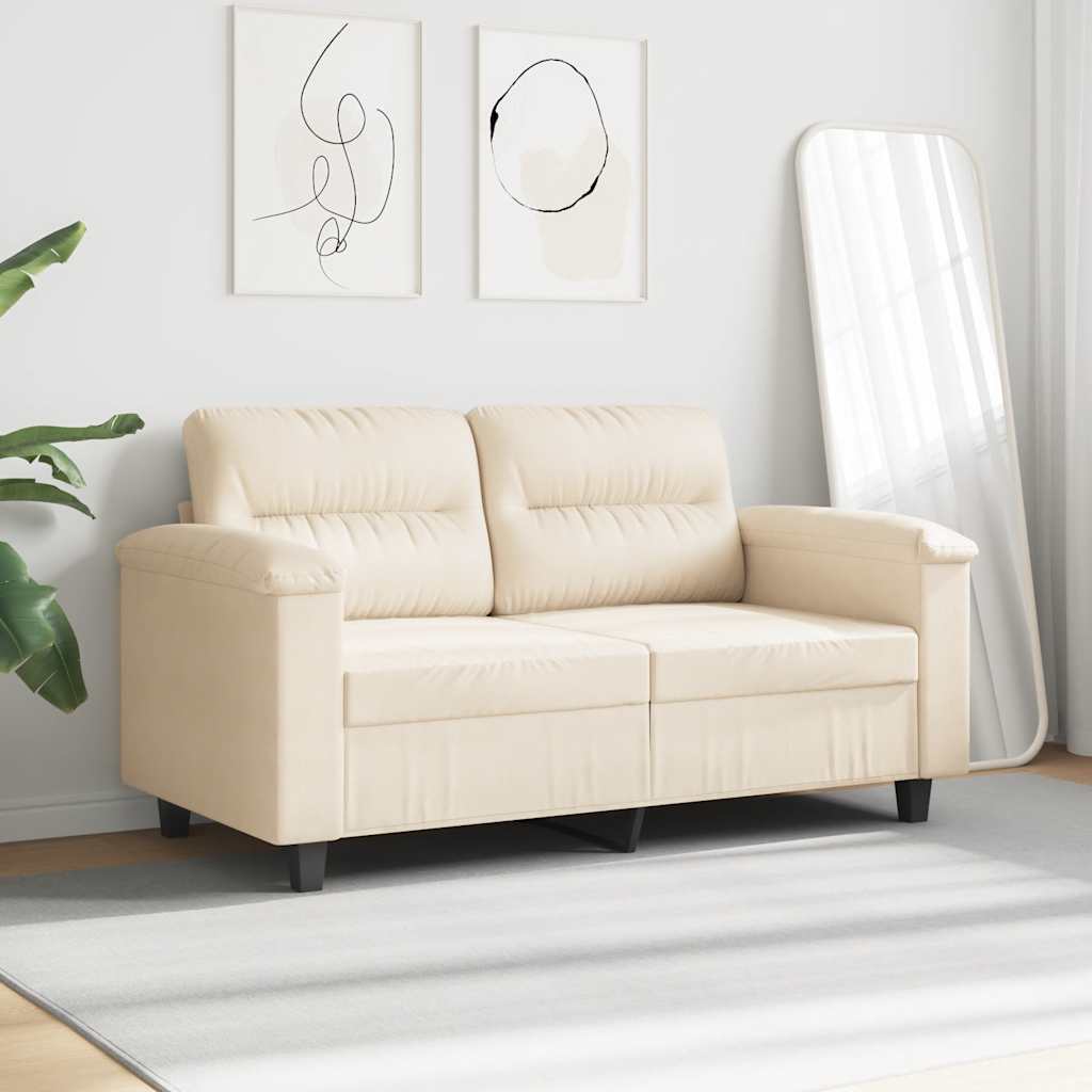 Dvosjed Bež 120 cm od mikrovlakana