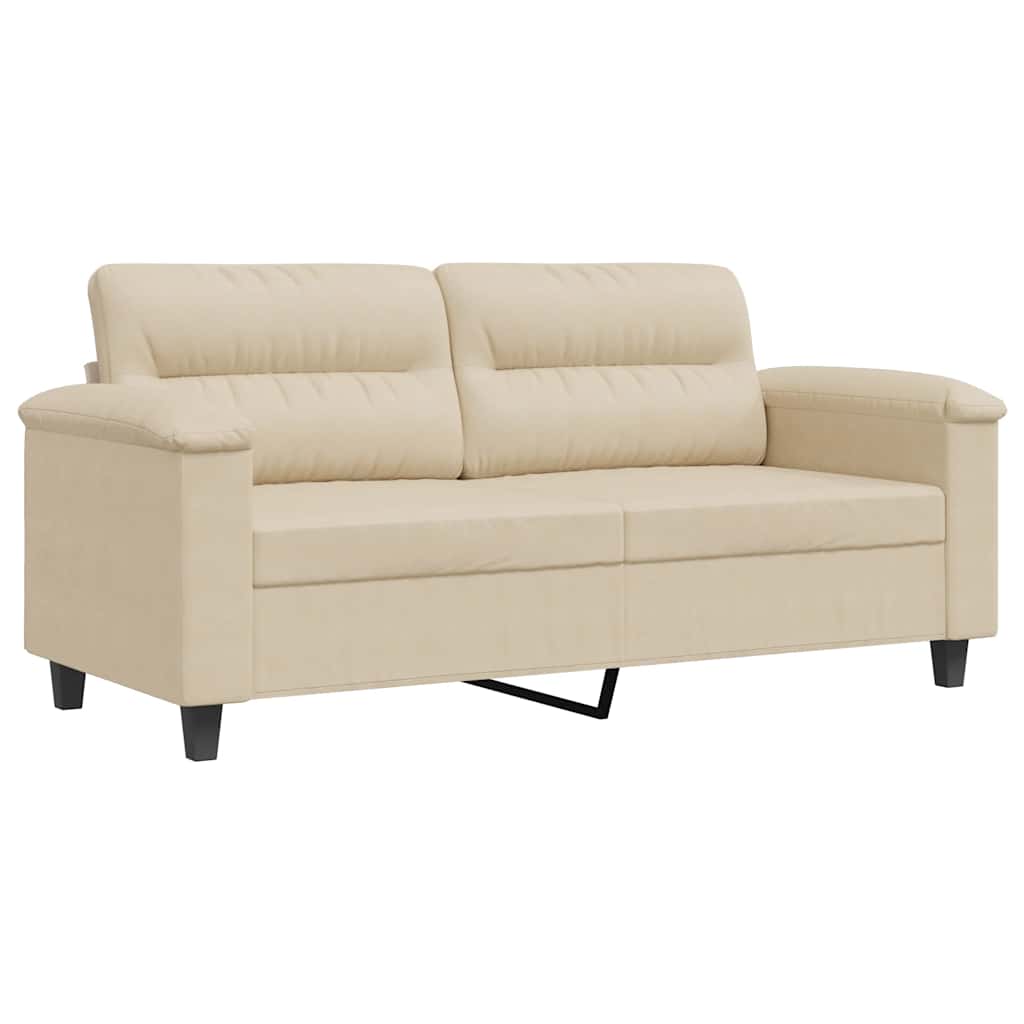 Dvosjed od tkanine krem 140 cm mikrovlakana