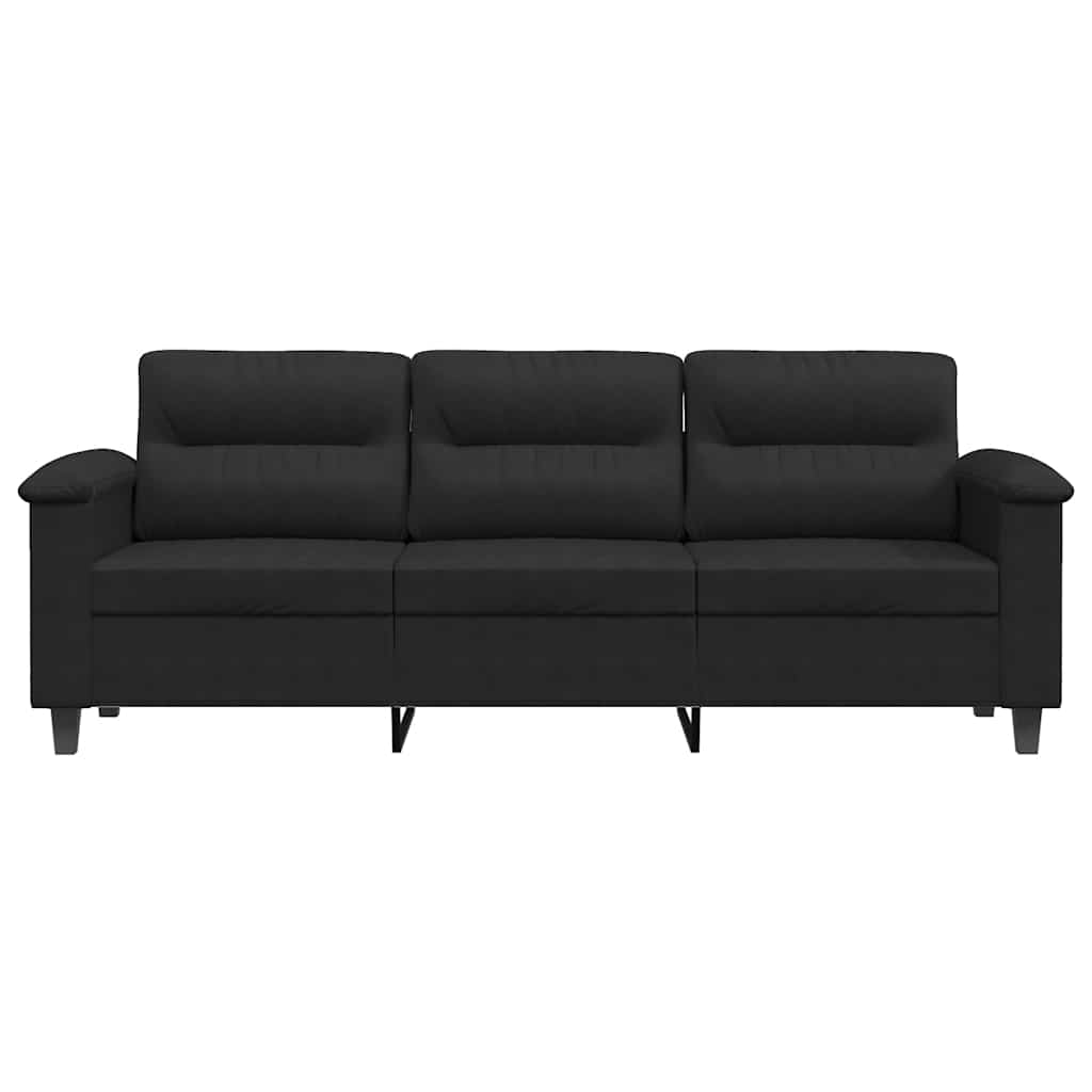 Trosjed Crna 180 cm od mikrovlakana