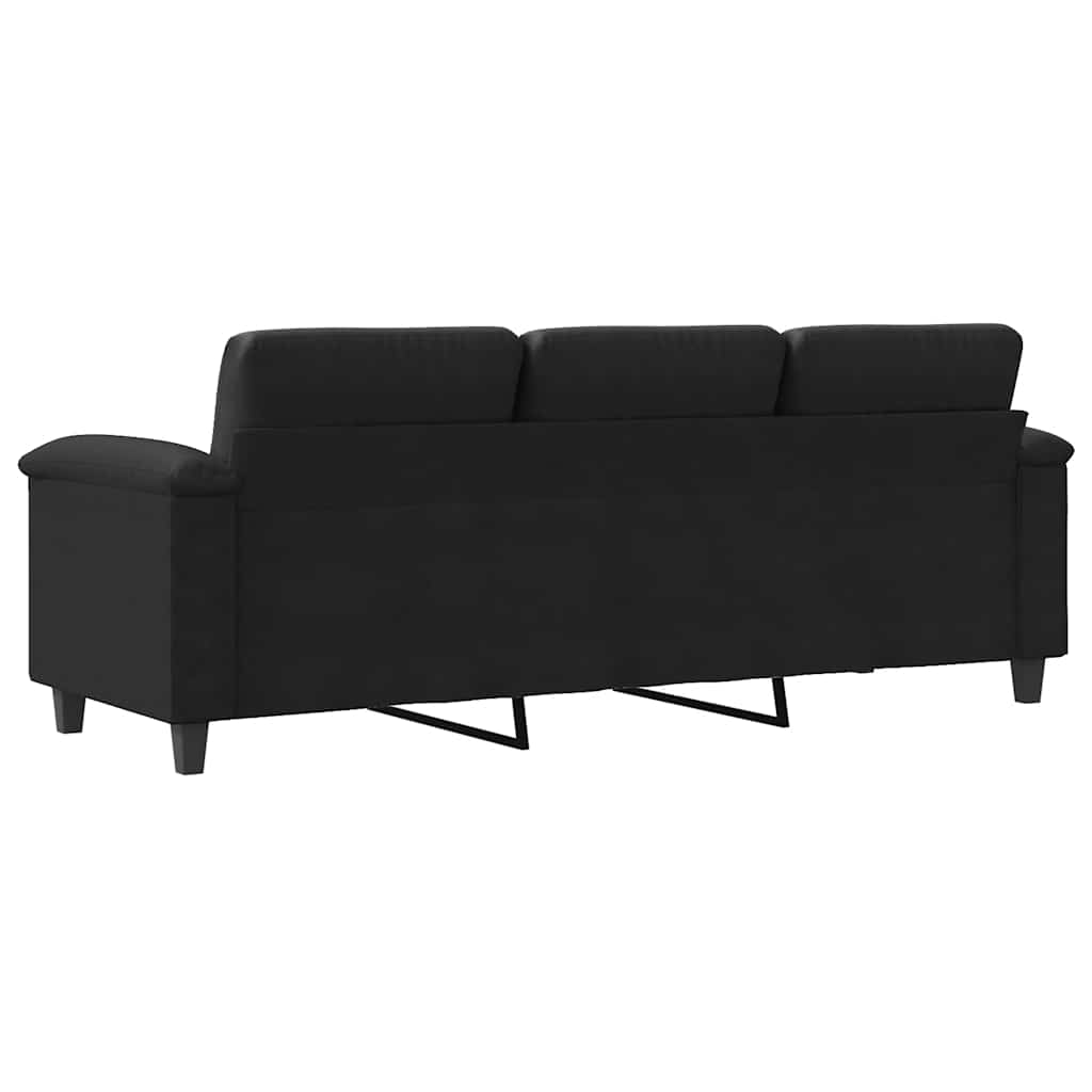 Trosjed Crna 180 cm od mikrovlakana