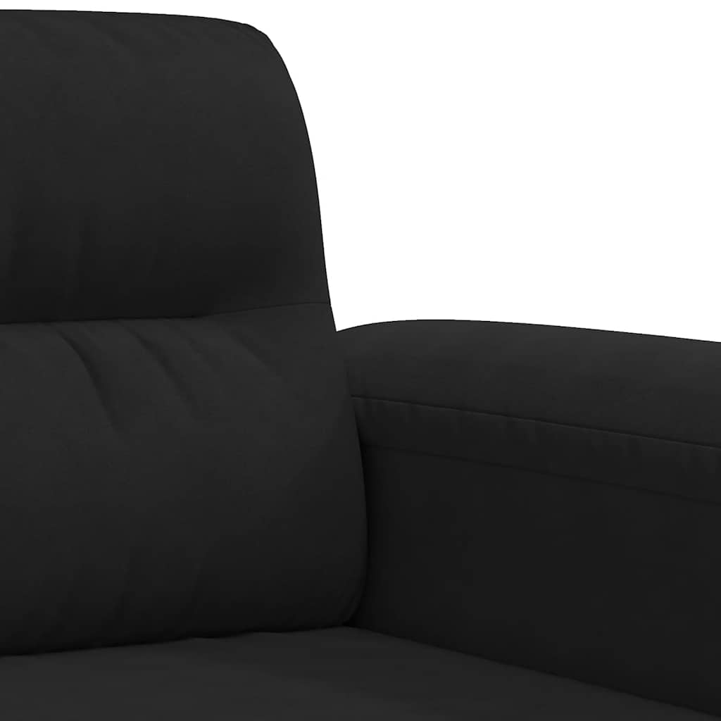 Trosjed Crna 180 cm od mikrovlakana