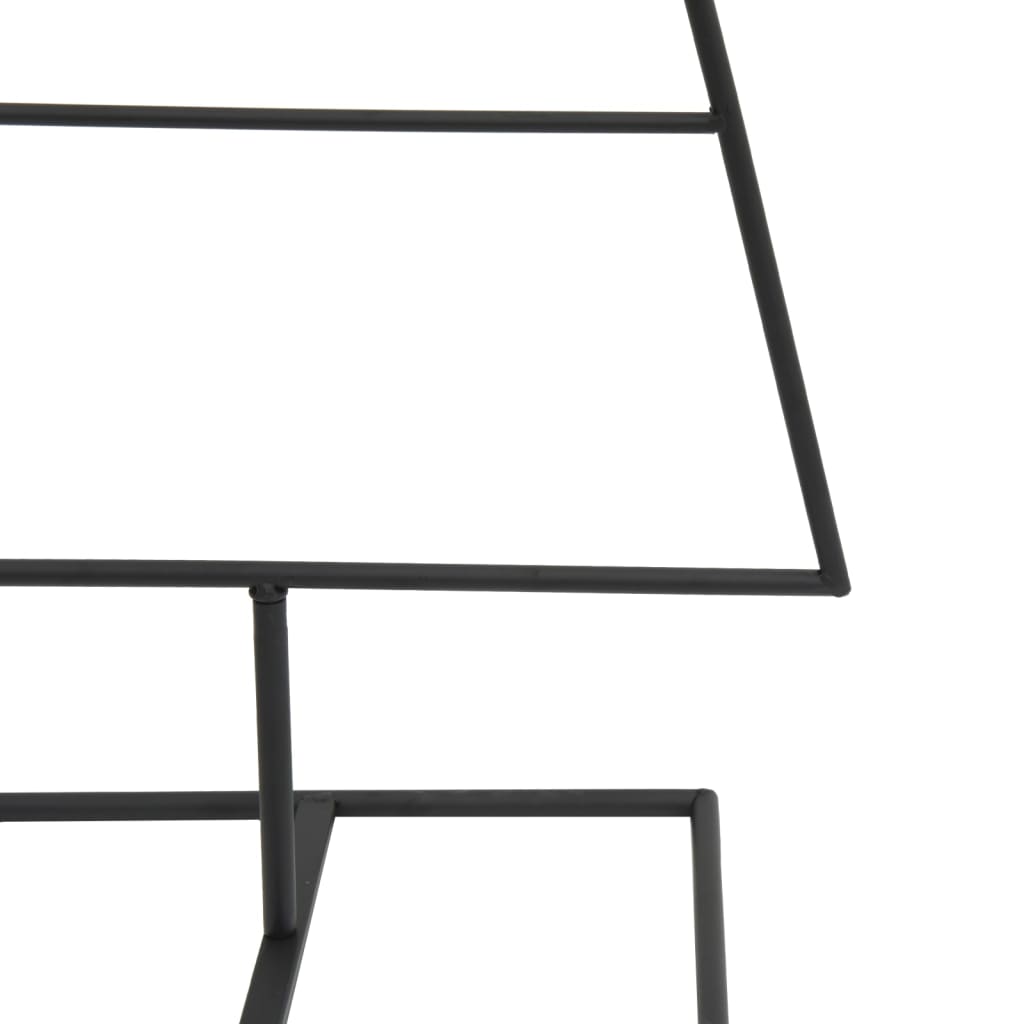 Metalno ukrasno božićno drvce crno 60 cm