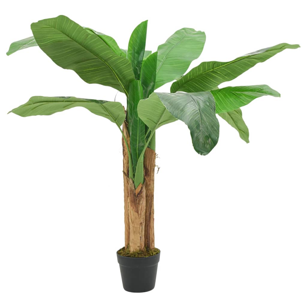 Umjetno stablo banane 9 listova 120 cm zeleno