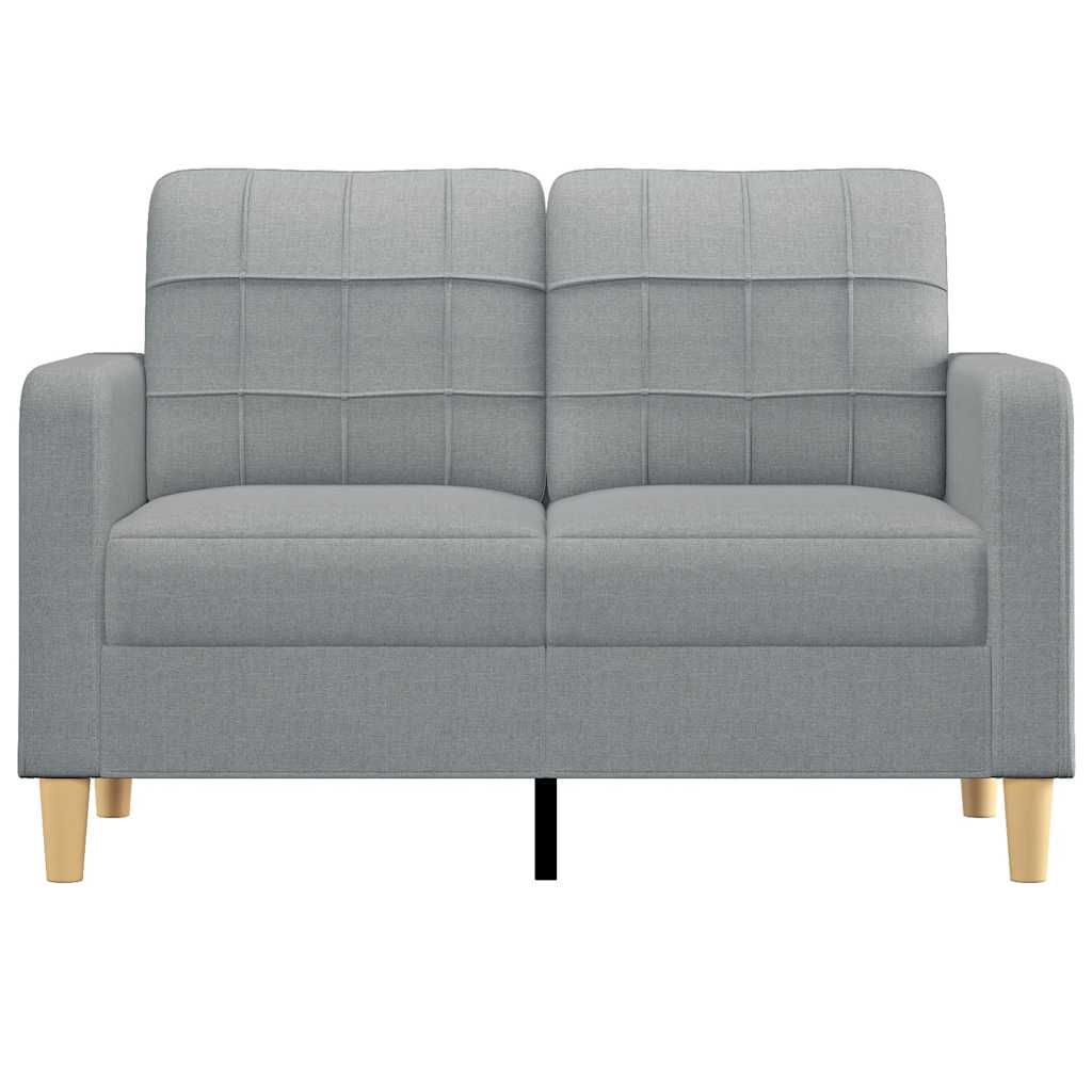 Dvosjed od tkanine svjetlosivi 120 cm