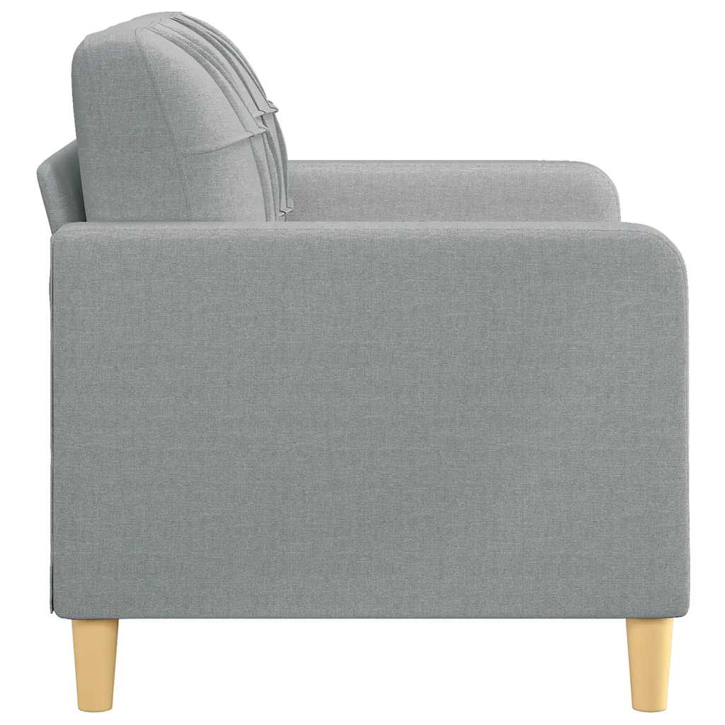 Dvosjed od tkanine svjetlosivi 120 cm