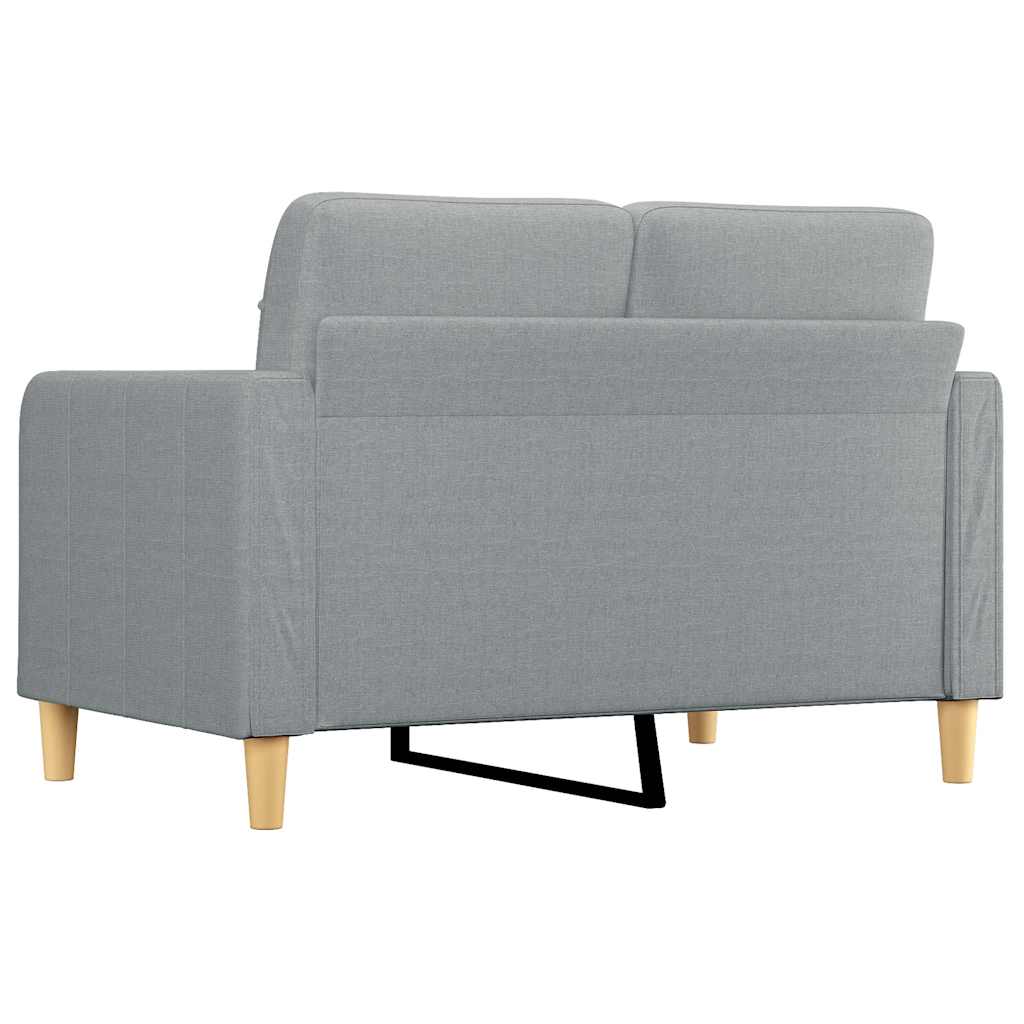 Dvosjed od tkanine svjetlosivi 120 cm