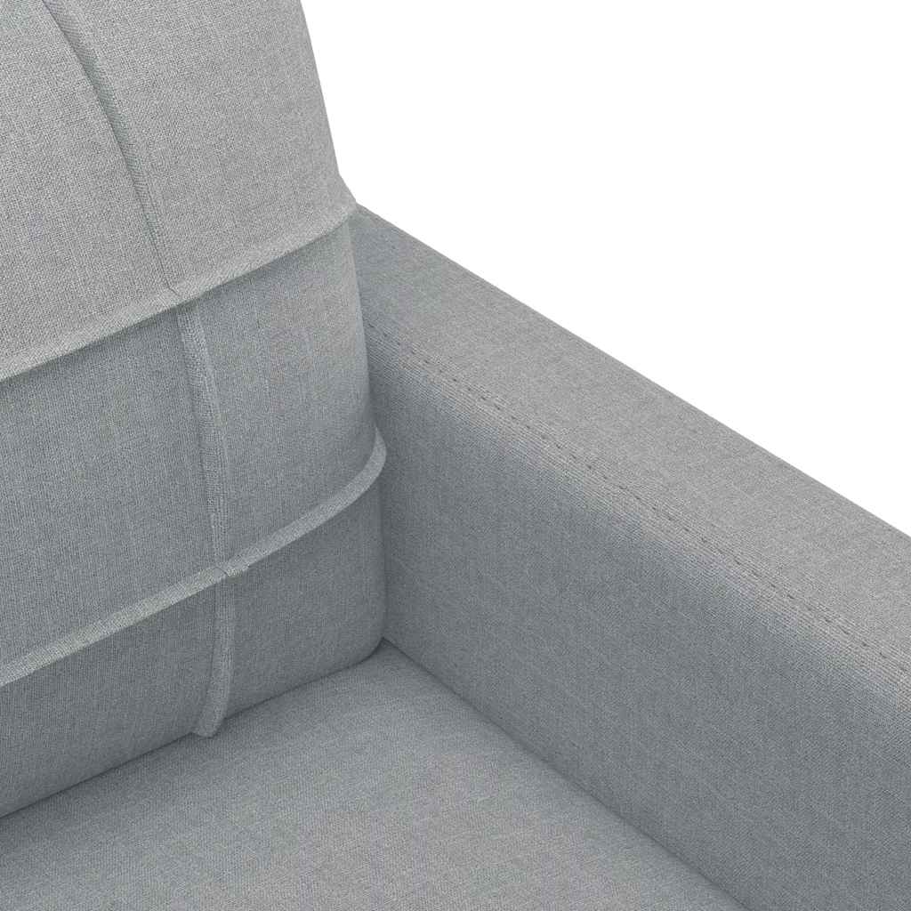 Dvosjed od tkanine svjetlosivi 120 cm