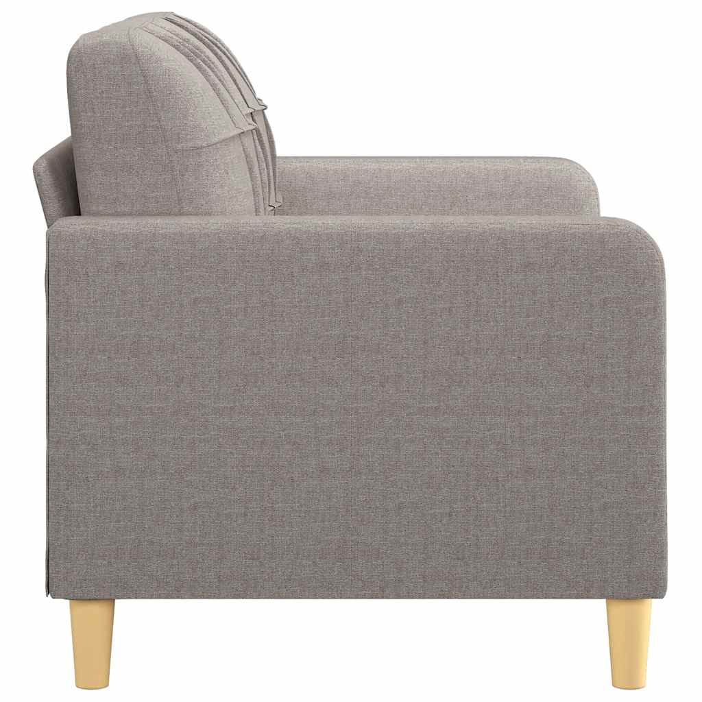 Dvosjed od tkanine smeđesivi 120 cm