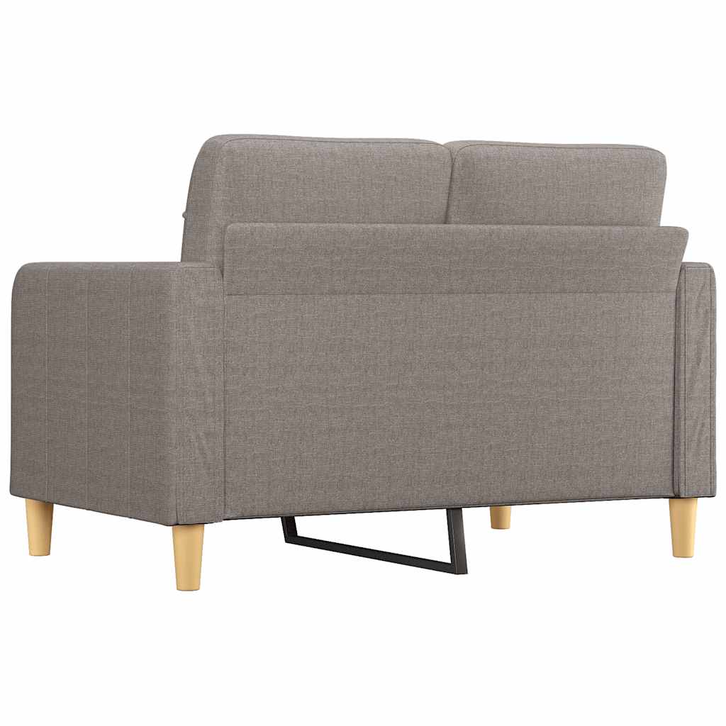 Dvosjed od tkanine smeđesivi 120 cm