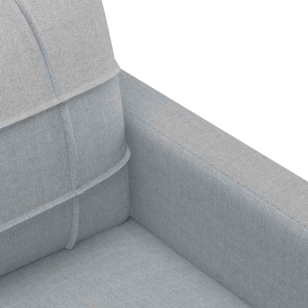 Dvosjed od tkanine svjetlosivi 140 cm
