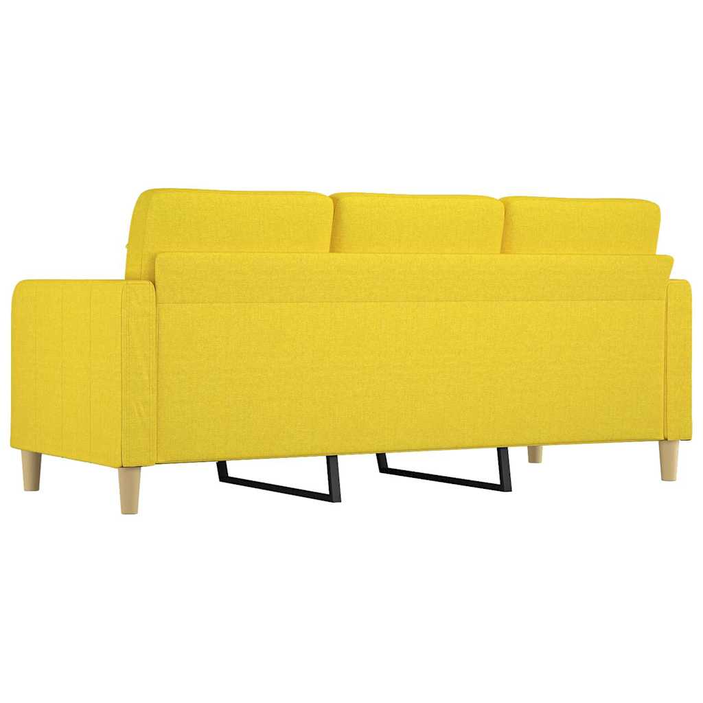 Trosjed od tkanine svjetložuti 180 cm
