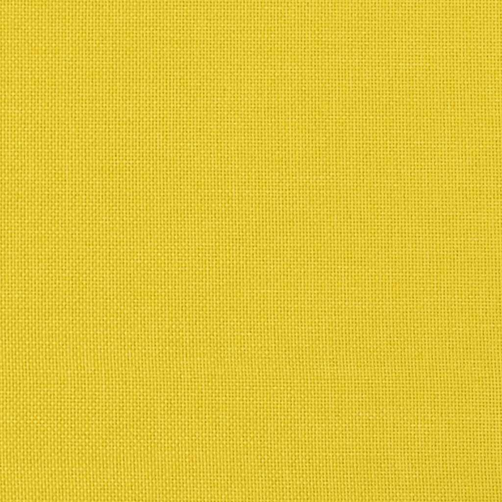 Trosjed od tkanine svjetložuti 180 cm
