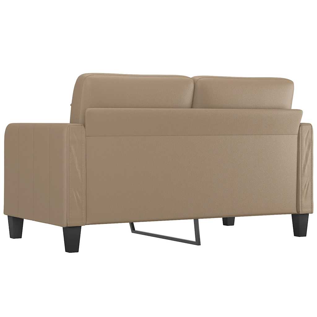 Dvosjed od tkanine cappuccina 140 cm od umjetne kože