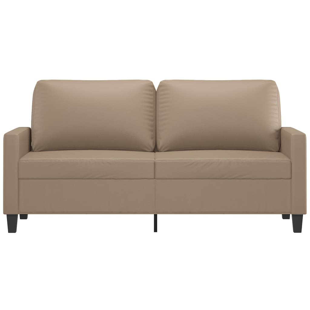 Dvosjed od tkanine cappuccina 140 cm od umjetne kože