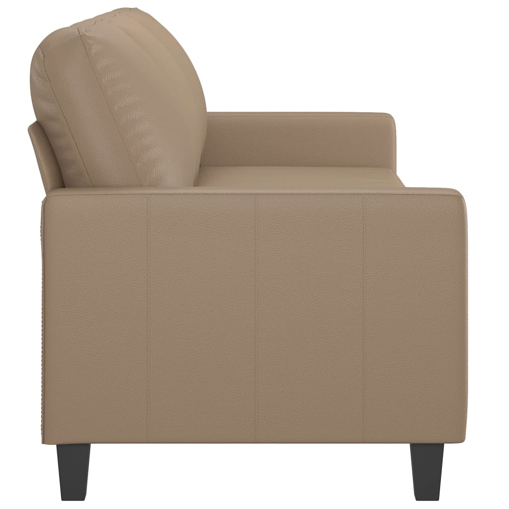 Trosjed cappuccina 180 cm od umjetne kože Smeđa