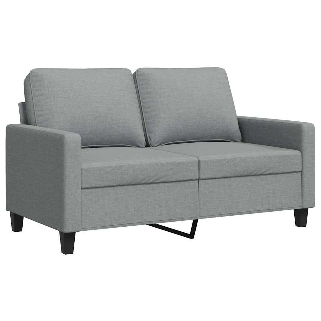 Dvosjed od tkanine svjetlosivi 120 cm Siva