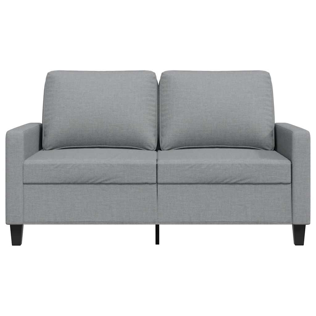 Dvosjed od tkanine svjetlosivi 120 cm Siva