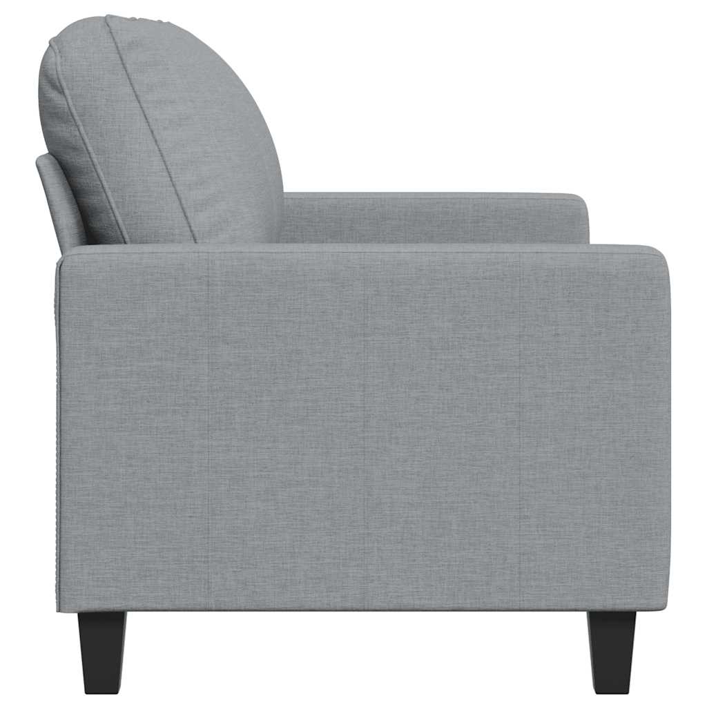 Dvosjed od tkanine svjetlosivi 120 cm Siva