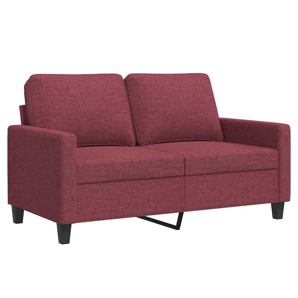 Dvosjed od tkanine crvena boja vina 120 cm