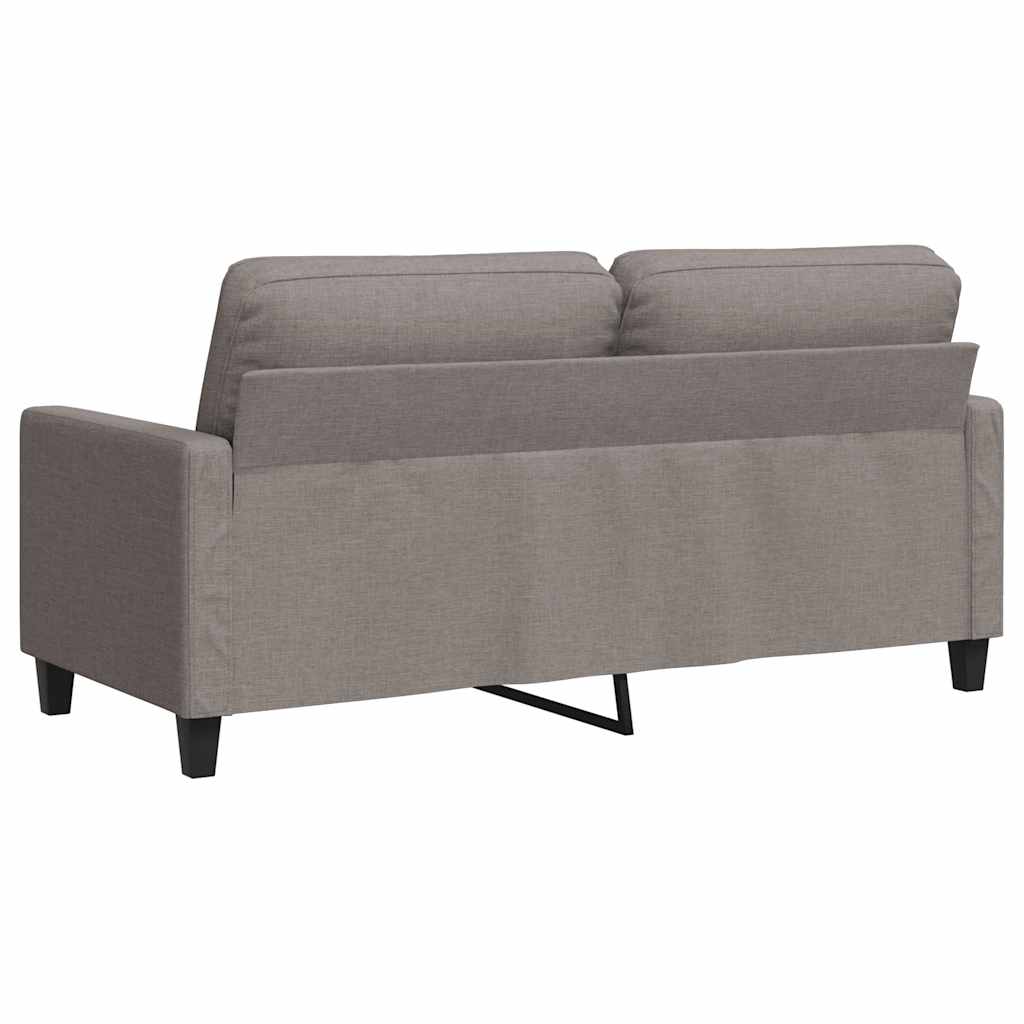 Dvosjed od tkanine smeđesivi 140 cm