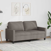 Dvosjed od tkanine smeđesivi 140 cm