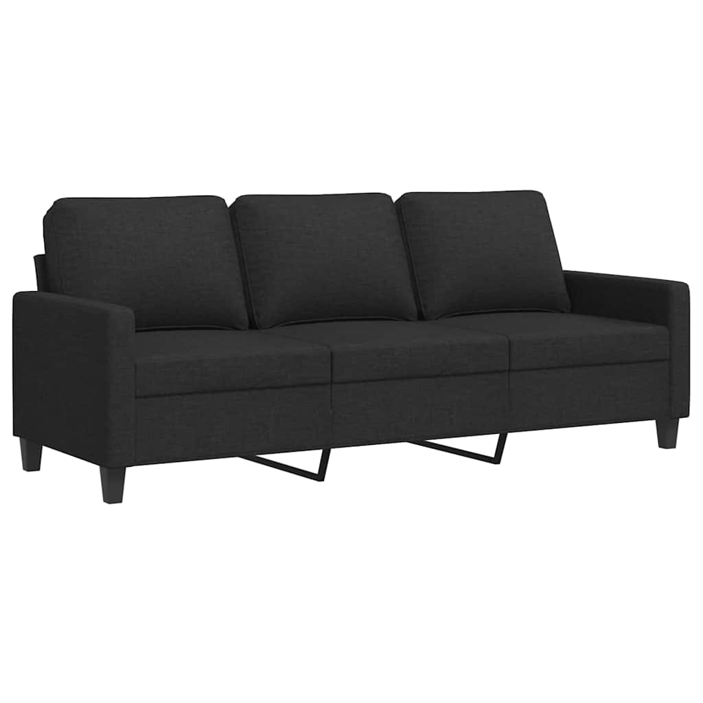 Trosjed od tkanine Crna 180 cm